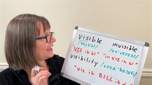 1.1K views · 99 reactions | How to Pronounce Visible, Invisible and Visibility. | Speech Modification | Facebook