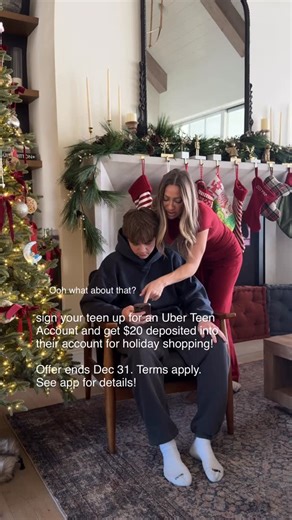 Sarah Hill - 40+ beauty and fashion on Instagram: "Maddox is officially obsessed with a new way to shop 🙌🏼 He can shop his favorite retailers, like Best Buy, Sephora and PacSun for last minute Christmas gifts using his @uber Teen account! 🎄 We don’t live super close to the mall, so this saves us so much time and effort. The prices are the same as they are in-store, so there’s no reason not to use it. And hey, they sweetened it for the holiday! When you create your Uber Teen account, your teen