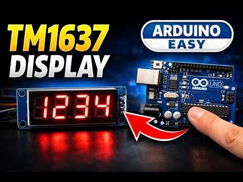 Arduino TM1637 Display Tutorial | Easy 4 Digit Project