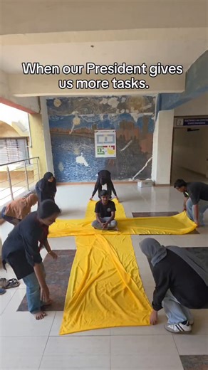 MEDIA MATRIX on Instagram: "Har reel me president ko marwa dete hai🫡 . . . #college #collegelife #mediamatrix #aiktc"