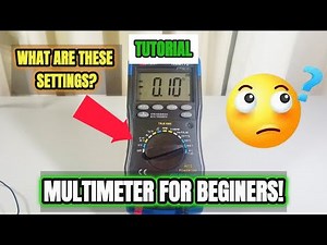 MULTIMETER BASICS: HOW TO TEST VOLTAGE, AMPERAGE, AND RESISTANCE! DIY