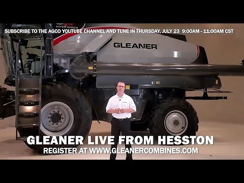 Gleaner Live from Hesston Virtual Event – Thursday, July 23rd from 9:00am – 11:00am CST