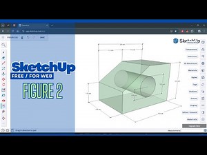SKETCHUP FREE FOR WEB tutorial for beginners FIGURE 02