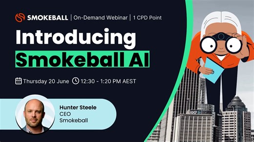 Introducing Smokeball AI Simulive Webinar On-Demand