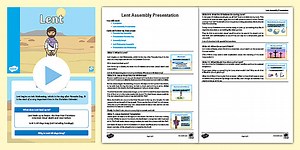 KS1 Lent  Assembly Pack