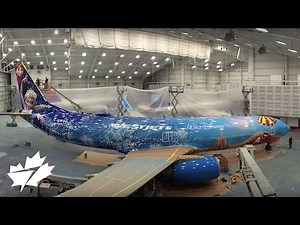 WestJet unveils 'Frozen'-themed plane