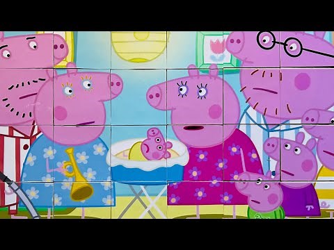 Peppa Pig Jigsaw Puzzle for Kids 🌈🎈