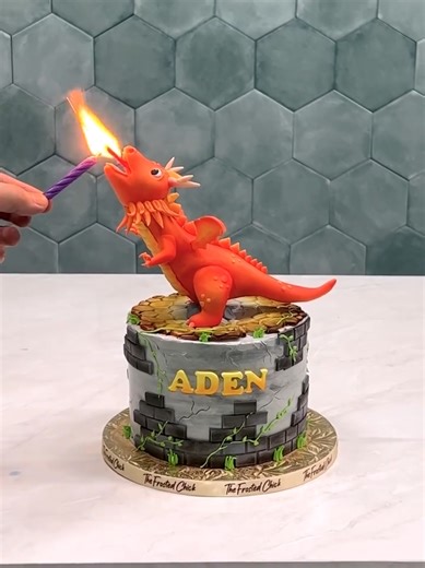 Epic Fire-Breathing Dragon Cake for Your Birthday