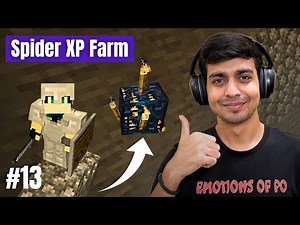 I Built the ULTIMATE SPIDER XP FARM in Minecraft || Minecraft Survival #13