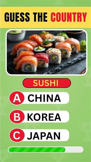 Guess the country by its food | Country Quiz #quiz #shorts