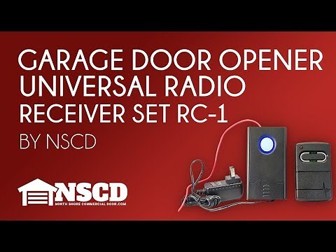 Garage Door Opener Universal Radio Receiver Set - North Shore Commercial Door RC-1