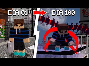 SOBREVIVENDO 100 DIAS no MUNDO DE TOKYO GHOUL no MINECRAFT !