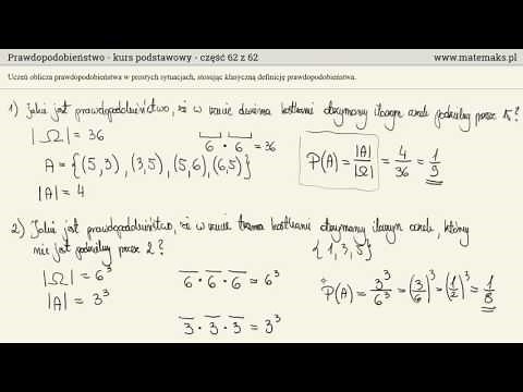 Prawdopodobieństwo - kurs podstawowy
