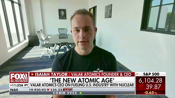 Valar Atomics CEO unveils plan on scaling nuclear for the atomic age
