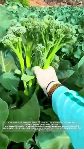 How Farmers Harvest Broccoli – Manual Crop Collection Process