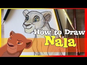 How to Draw NALA from Disney's THE LION KING