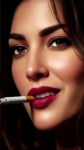 🚬 Girl Smoking From Anime to Realism #shorts