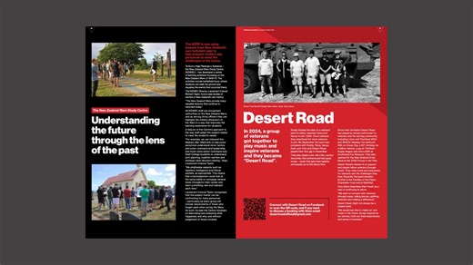 Our latest magazine is out now! If you haven’t seen it online, it is easy to view and flick through, and works exceptionally well on tablets. https://issuu.com/veteransaffairsnz/docs/veterans_affairs_new_zealand_49_2025?fr=xKAE9_zMzMw&fbclid=IwY2xjawNdIVdleHRuA2FlbQIxMABicmlkETFjRVJ6cWtxSEZkMWdqenR2AR4wEVk7zJG5PMD4NqSnsholFVh5PRpIriDR2u49GIE1EAb-sNCSUY_PBamO-g_aem__lQQ0pKuESjJNfwHj7Zcpg | Veterans' Affairs New Zealand