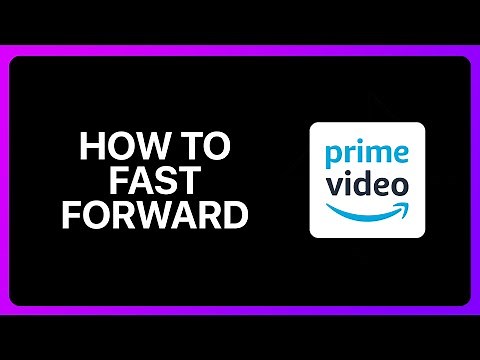 How To Fast Forward On Amazon Prime Video Tutorial