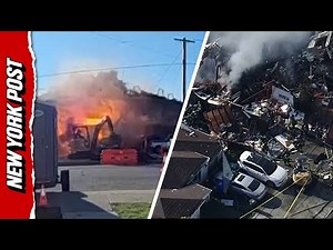 Terrifying California Gas Explosion Caught on Doorbell Cam