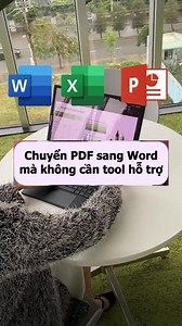 124K views · 669 reactions | Cách chuyển file PDF sang WORD #excel #word #tinhoc #thuthuat #exceltips #xuhuong #trend #tinhocvanphong | Thủ thuật Tin Học Văn Phòng | Facebook