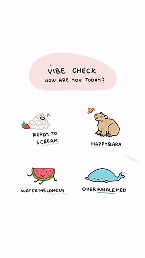 sabby on Instagram: "im all except the happybara 🌈🥰🤘 . . . . . . . . . #vibes #capybara #capybaras #icecream #watermelon #puns #vibecheckmemes #vibecheck #vibescheck #tagyourself #tagyourselfmeme #vibing"