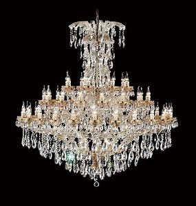 [Hot Item] Big Maria Theresa Crystal Lustres Ceiling Lights Hotel Living Crystal Chandelier