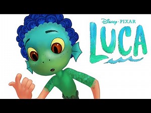 Draw Luca in sea monster form