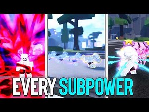 How To Unlock All 12 SUBPOWERS In A UNIVERSAL TIME.. (Full Guide)