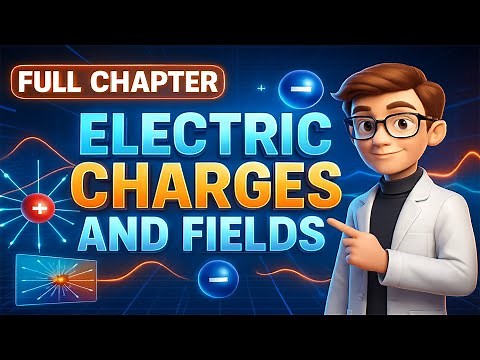 Electric Charge and Field Class 12 Physics | Full Chapter 1 Explanation with 3D Animation