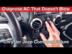 AC Not Working AC Not Blowing / Jeep Wrangler w/ Failed TIPM or Blower Motor Dodge Ram Chrysler
