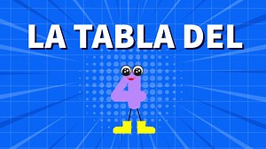 Aprender la Tabla de Multiplicar del 4 para Niños