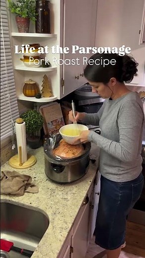 This is my easy, crock pot, pork roast recipe in 30 seconds! It’s tender, juicy, and perfect