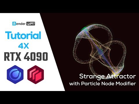 Strange Attractor with Particle Node Modifier in Cinema 4D | Tutorial | iRender Render Farm