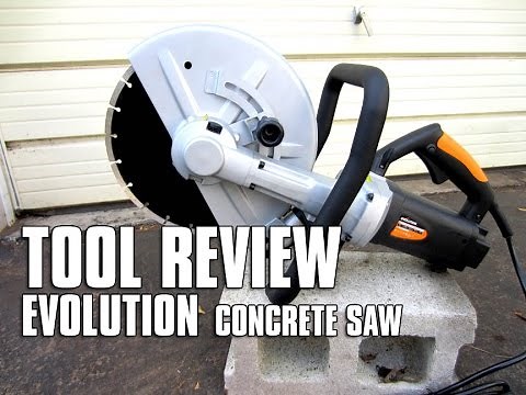 TOOL REVIEW - EVOLUTION Concrete Saw