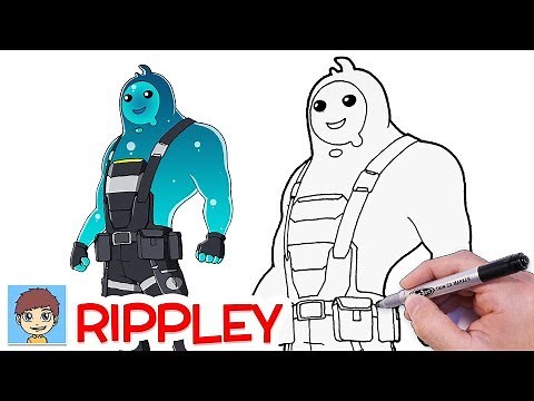 Comment Dessiner Fortnite RIPPLEY Facilement - Dessin Fortnite Facile