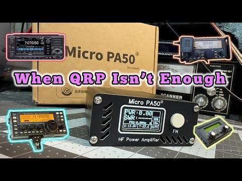 Micro PA50 QRP Amplifier First Looks and Testing