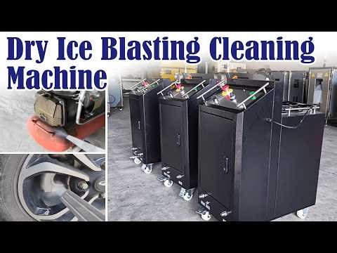 Industrial Cleaning Solved: Dry Ice Blasting Cleaning Machine Demo