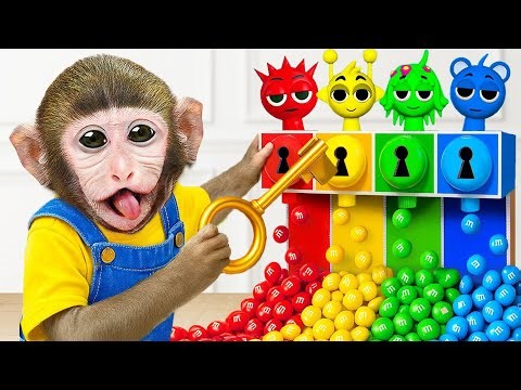 Singe Bon Bon & MoMo Conduire un tracteur et la magie inattendue du distributeur automatique Sprunki