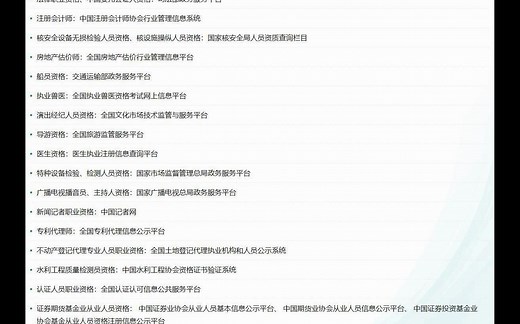 职业资格证书如何查询，查询平台汇总来了，错过就怕你找不到了