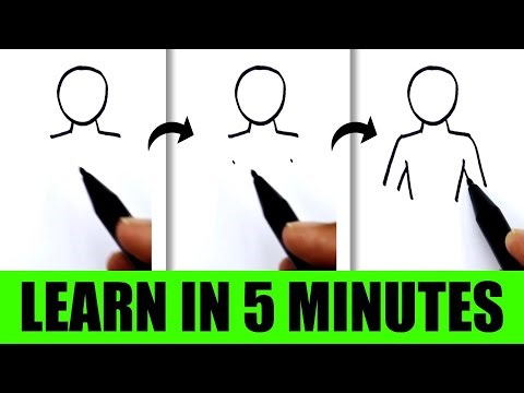 How To Draw Easy Person For Neuro Exam | Neuro Psychiatric Exam Drawing