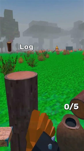 Bet you can’t hit the fire from here🏕️🙌🏼🔥#99nightintheforest #99nights #quest3 #vrgames #vr #vrgame