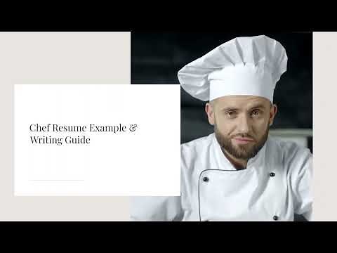 Chef Resume Example & Writing Guide