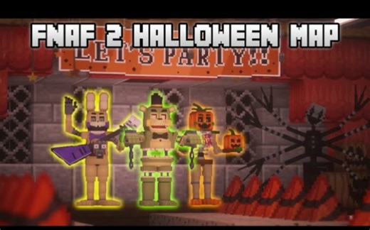 [搬运]一个万圣节风格的FNAF二代地图