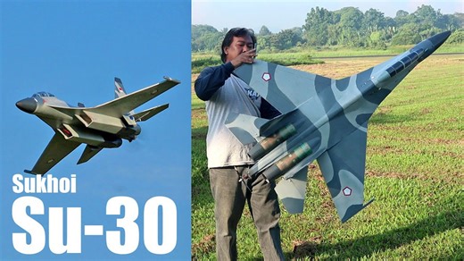 How to build an amazing RC Sukhoi Su-30 MK2 with foam board