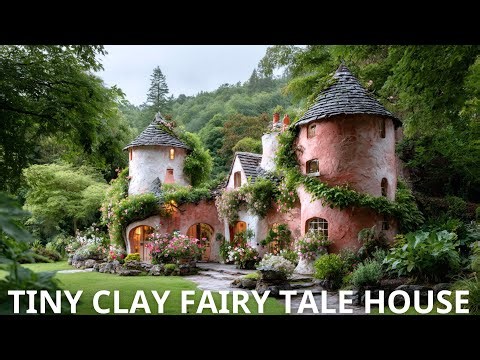 Fairy Tale Clay House in Enchanted Forest Garden | This Tiny Dream Will Leave You Speechless!