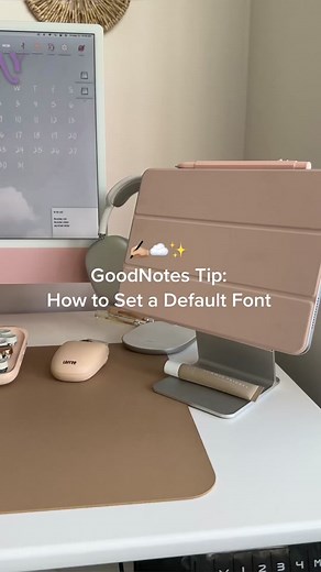 GoodNotes Tip on how to set a Default Font! Let me know if you try it! ✨ #goodnotes #goodnotestip #goodnotescommunity #digitalplanning #digitalplanner #ipad #ipadair #ipadtutorial #ipadmini #ipadnotes #studyinspo #studynotes #font #ipadnotetaking #applepencil #desksetup #deskspace #howto #ipadtips #ipadtutorial