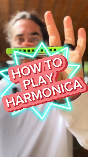 HOW TO PLAY HARMONICA!! #isaaccorbitt #harmonica #harptok #harmonicatok #hohner #musica #music #howto #lesson #musiclesson