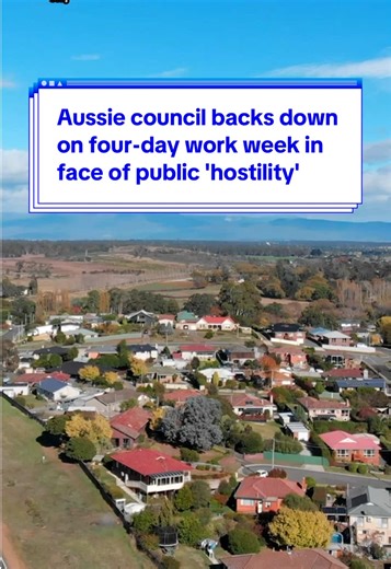 Aussie council backs down on four-day work week in face of public 'hostility' 😳 #yahooaustralia