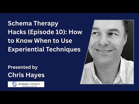Schema Therapy Hacks: How to Know When to Use Experiential Techniques